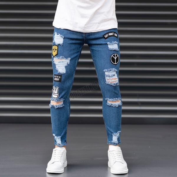 Erkek Peace Army Armalı Jeans